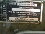 M35A2 military truck ID. # 007.jpg