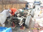 62 Roland cleaning up engine & frame.jpg