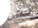 92H Clutch and  brake pedal linkage and pivot shaft removed.jpg